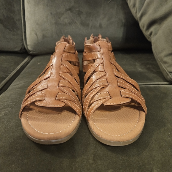 Mexican huarache leather sandals sz 10 - Picture 4 of 7